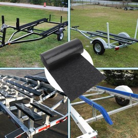 Boat Trailer Bunk Carpet 19.68ft Length 0.98ft Width, Waterproof Boat Flooring, Marine Ramp Padding Carpet for Boat Trailer Guides Ships