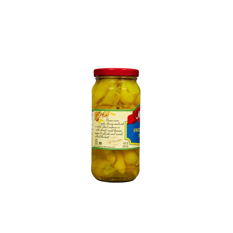 Mezzetta Sweet Banana Peppers - Sweet & Crunchy Peperoncini Alternative