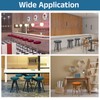 sourcing map 2Pcs Bar Stool Covers Round, 12-14" Soft Elastic