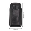 Leather Cigar Case Portable 3 Finger Cigar Humidor Carrying Case