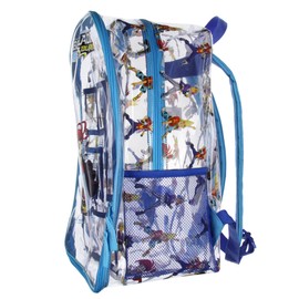 INTIMO Beyblade Burst Heavy Duty Clear School Travel Backpack Book Bag
