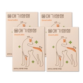 Deer Labs Puppy Crying, Senior Dog Eyes, Skin, Joints, Immunity, Intestinal Comprehensive Nutrients, 60 tablets, 4 packs / 디어랩스 강아지 울애기쌩쌩 노견 눈 피부 관절 면역 장 종합영양제, 60정, 4개