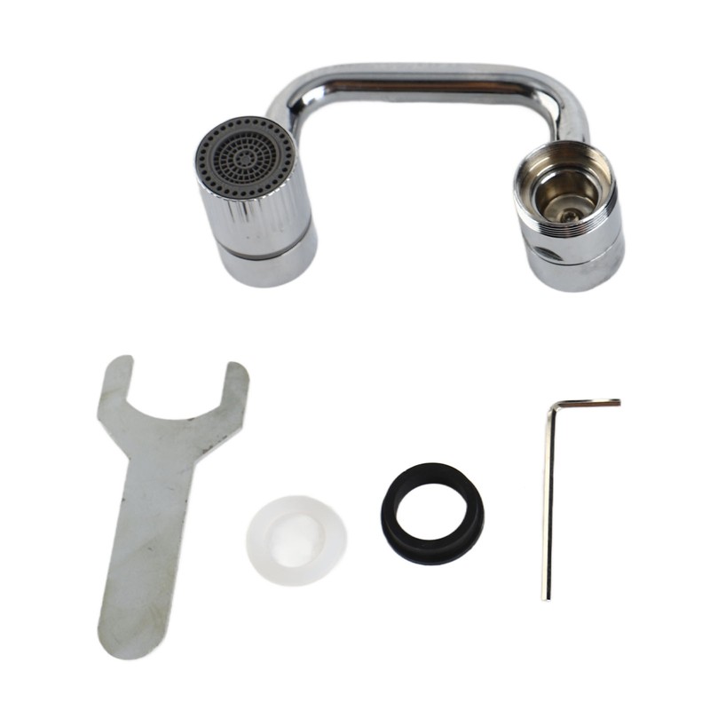 Faucet Extender Mechanical Arm Rotatable Splash Proof Copper Faucet Aerator