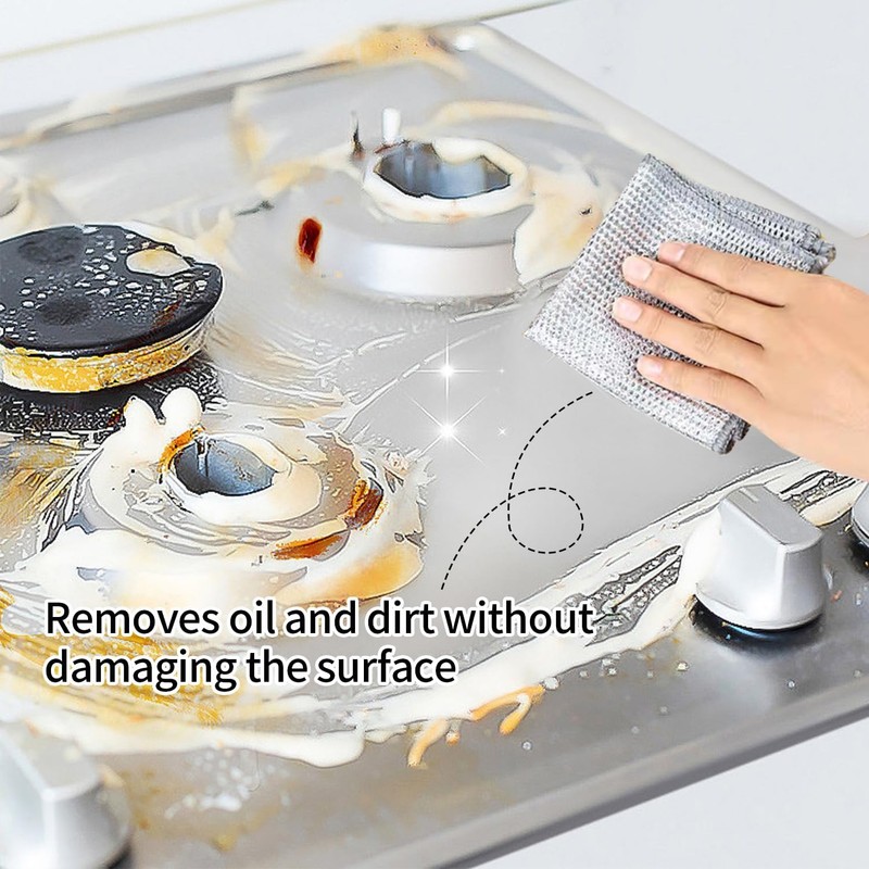 Wire dishwashing rag，Non Scratch Wire Dishcloth Multipurpose Wire dishwashing Rags