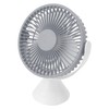Mini Desk Fan with Hook USB Rechargeable 3 Speeds Wind
