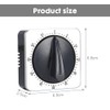 Wzhtuzi Kitchen Timer Magnetic Stainless Steel Square Kitchen Alarm Clock