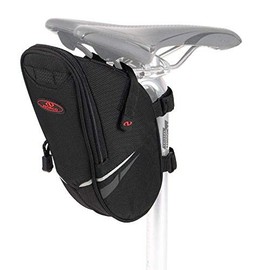 Norco Fahrradtasche Utah Satteltasche, Schwarz, 25 x 12 x 8 cm, 1.5 Liter