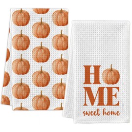 Fall Pumpkin Gifts Kitchen Towel, Fall Home Sweet Hand Towel for Decor
