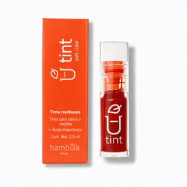 U Tint - Bambula, Tinta para Labios y Mejillas con Ácido Hilaurónico, Larga Duración (sweet cherry, 5.5ml)