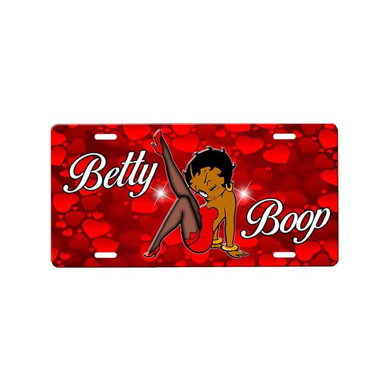 Novelty Vanity Plate Metal Sign with Custom Background Options