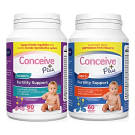 Suplementos Fertilidad Conceive Plus, 2x60 Cápsulas