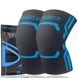 Satificer Knee Support for Women and Men, Breathable Knee Support for Sports, Knee Support for Running, Knee Support Helpful Joint, Compression Knee Support for Meniscus Tear, Knee Support for Gym