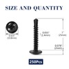 #8 x 1" Sheet Metal Screws 250PCS 410 Stainless Steel