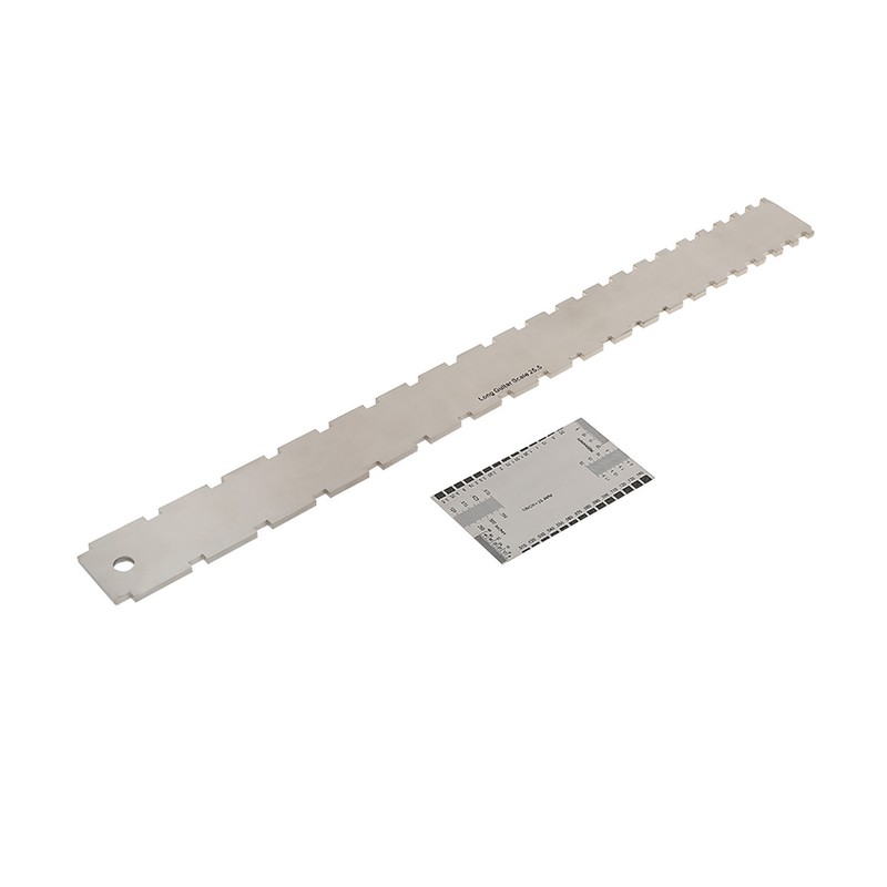 Guitar Neck Notched Straight Edge Ruler String Action Height Gauge