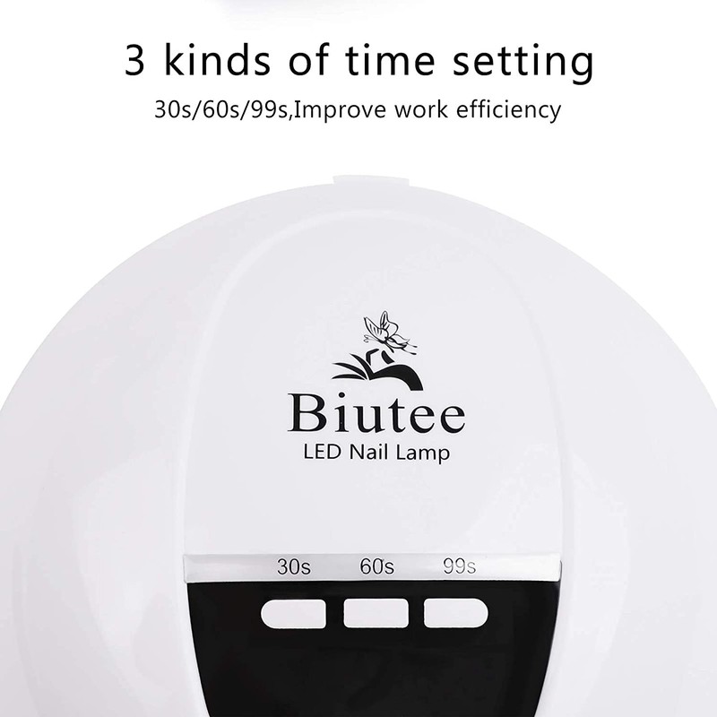 Biutee UV Light, LED Nail Dryer, 54W, Gel Nails, LED