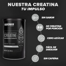 Kit Creatina 450 Gr Birdman + Quemador Reductor Abdominal Bp