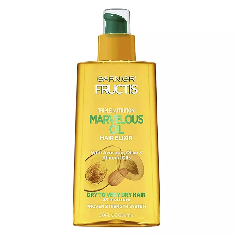 Garnier Fructis Triple Nutrition Marvelous Oil Hair Elixir, 5.0 Fl