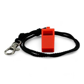 ACME Thunderer No. 660 Whistle with Whistle Band - Referee Whistle with Loud Sound | Ideal for Sports, Referees and Training (Orange)