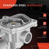 A-Premium Engine Coolant Thermostat Housing Assembly with Sensor Compatible with