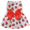 XIAOYU 2 Pack Bowknot Dog Dresses Hawaiian Princess Dresses for