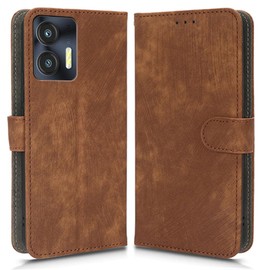 Case Compatible with Oukitel C35/Oukitel C36 (2023), RFID Blocking, Magnetic Flip Leather, Shockproof Protective Cover with Card Slots and Stand