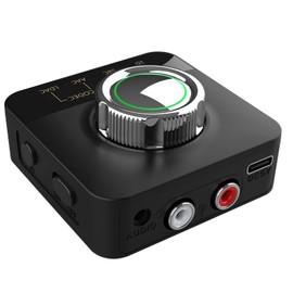 eppfun 3040R Pro Bluetooth 5.0 LDAC Audio Receiver Support APTX/APTX HD/AAC 3D HiFi Bluetooth Receiver with 3.5mm RCA/AUX Connection Home Stereo System, Speaker, Car Stereo