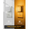 JandCase Amber Night Light[2 Pack], Night Lights Plug into Wall,