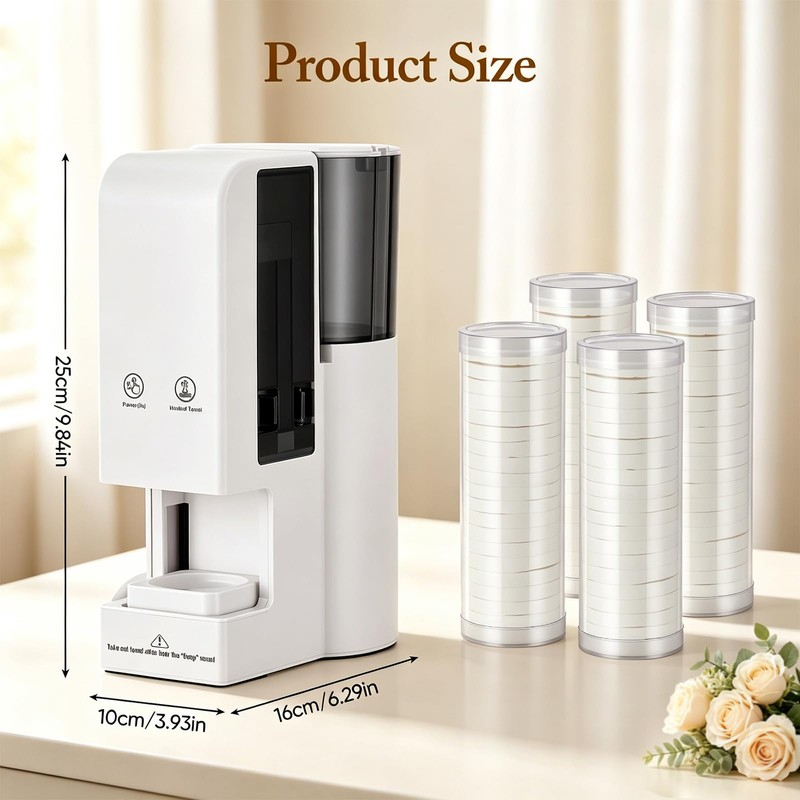 Hot Towel Dispenser, Smart Automatic Hot Towel Warmer, 5-Second Fast
