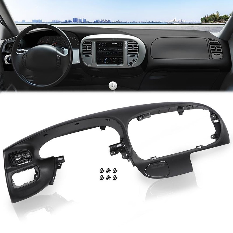 G-PLUS Dash Pad Bezel Compatible with Ford F150 1997-2003/Fit Ford