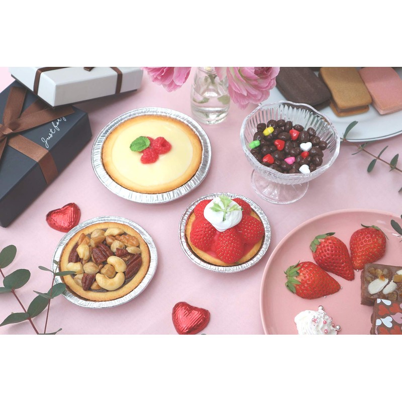Daikoku Kogyo Aluminum Disposable Cake Pan, Round, Diameter Approx. 12.5