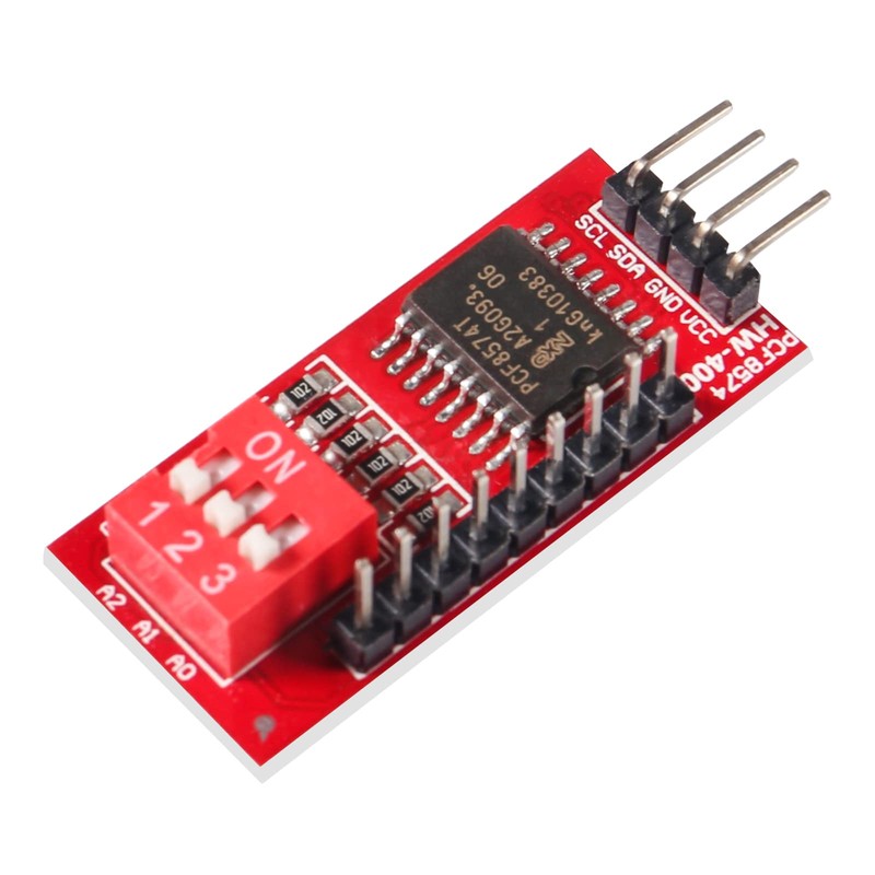 QCCAN 6pcs PCF8574 PCF8574T IO Expansion Board I/O Expander I2C