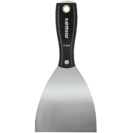 ALLWAY NX4F Ergonomic Grip Flex Smooth Curved Taping Knife, 4"