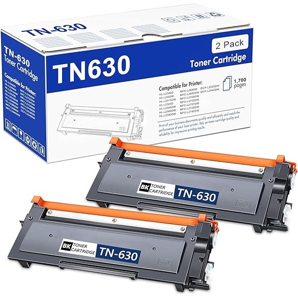 TN630 Toner Cartridge Replacement for Brother TN-630 Toner Cartridge Black