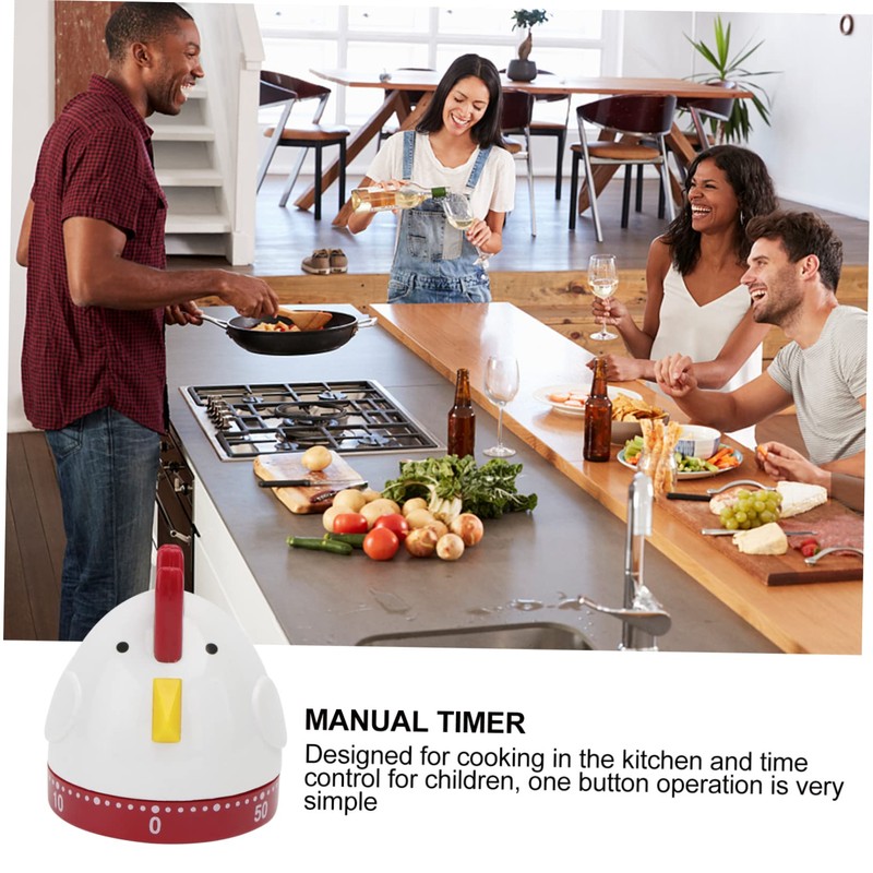 BIUDECO 1pc Timer Countdown Baking Reminder Easter Desktop Decoration Digital