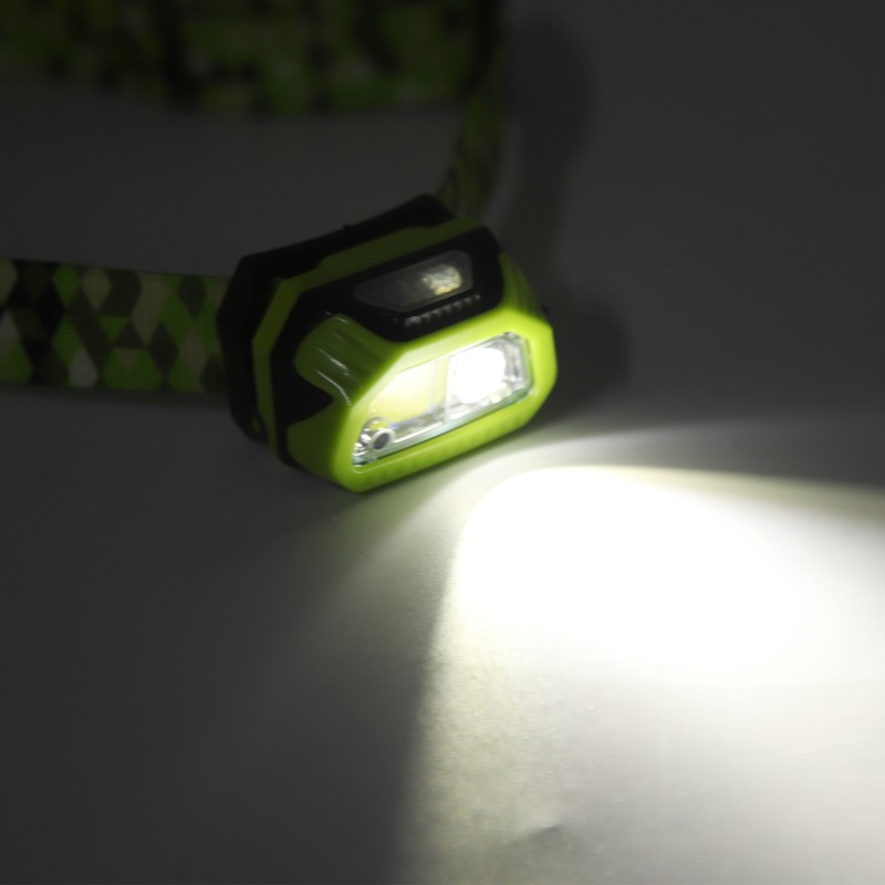 LED Induction Headlamp Waterproof Headband Flashlight for Outdoor Camping Night