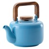 BonJour Ceramic Coffee and Tea 4-Cup Ceramic Teapot with Infuser,
