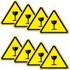Pack of 8 Warning Stickers 6 x 5 cm Fragile