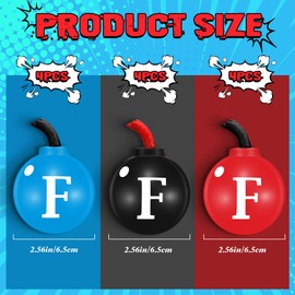Gemscream 12 Pcs Funny Bomb Stress Ball 2.5" Novelty Stress Balls for Adults Funny Gag Gift Bulk for Friends Coworkers Party Favors