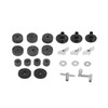 23Pcs Cymbal Felts Sets Stent Tube Clutch Wing Nuts Washer