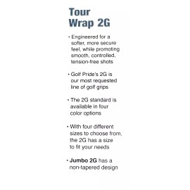 Golf Pride Tour Wrap 2G - Red Standard