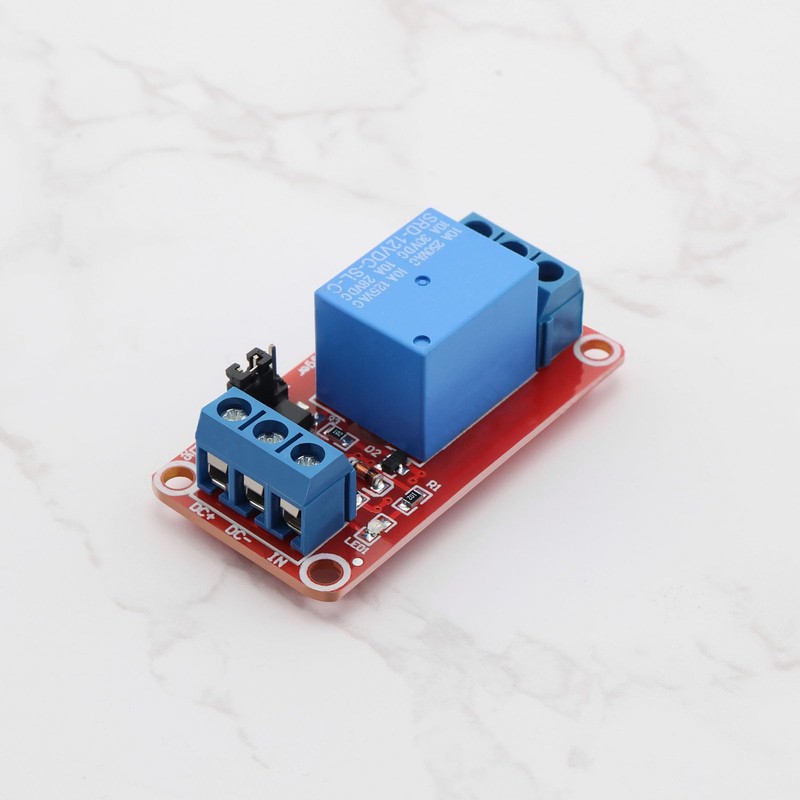 ECSiNG 2Pcs 1 Channel 12V Relay Module with Optocoupler Isolation