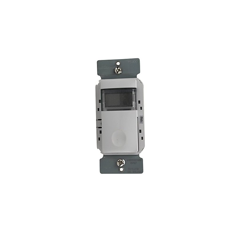 Wattstopper TS-400-W Time Switch Programmable, 800W, LCD, White