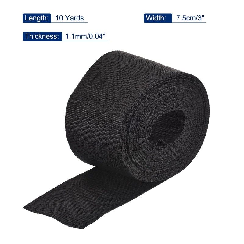 QUARKZMAN Lightweight Polypropylene Webbing 75 mm (3 Inch) 10 Yard