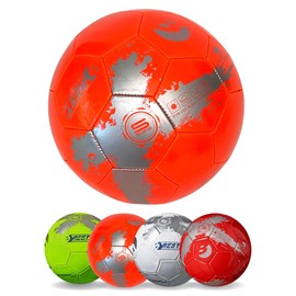 Best Sporting Speed 2.0 Football I High-Quality Ball I Colourful Football Children in Size 5 I Football Children with Cool Design I Balls for Football Training I Footballs (#1 Orange, 1 Piece)