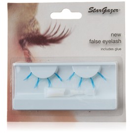 Stargazer Feather Eye Lashes style 43, synthetic lash pair includes glue.