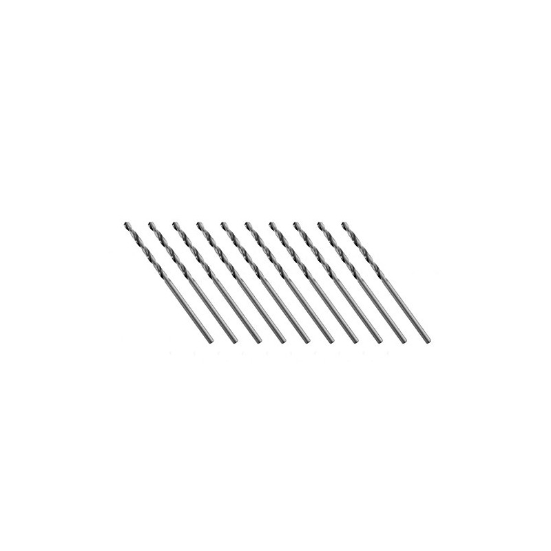 Shesto DR1910/075 0.75mm HSS Straight Shank Twist Drills (Pack of