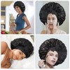 HSAJS Sleeping Cap, Multifunctional Soft Satin Hair Cap, Breathable Hair