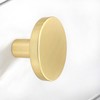 IAFVKAI 4 Pack Gold Cabinet Knobs Brushed Brass Kitchen Knobs