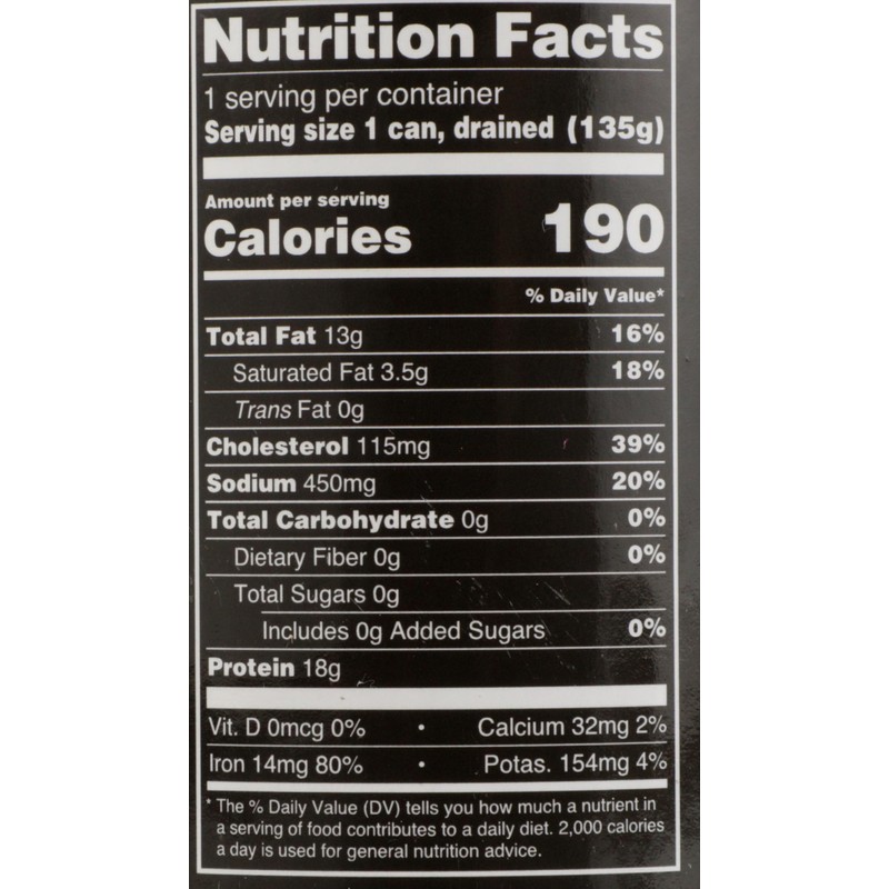 Crown Prince, Natural Whole Oysters Packed in Water, 8 oz