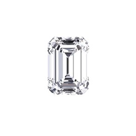 Moissanite Loose Gem Stones, D Color VVS1 Clarity with GRA Certificate for Jewelry Making - Elegant GemStone - Perfect for Engagement Ring, Earring, Bracelet, Valentine's Day Gifts (Emerald Cut, 5CT)
